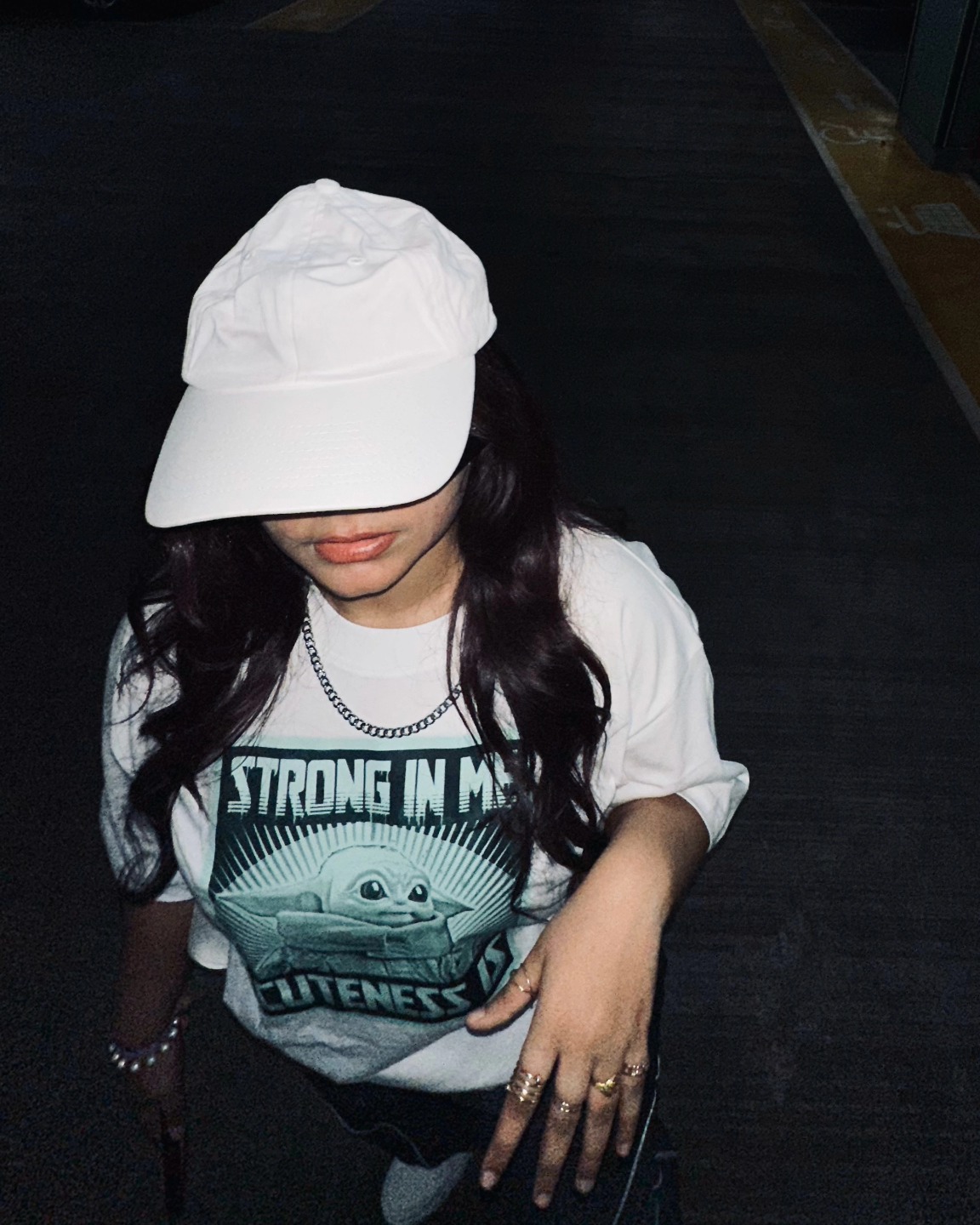The Baby Yoda Tee — night