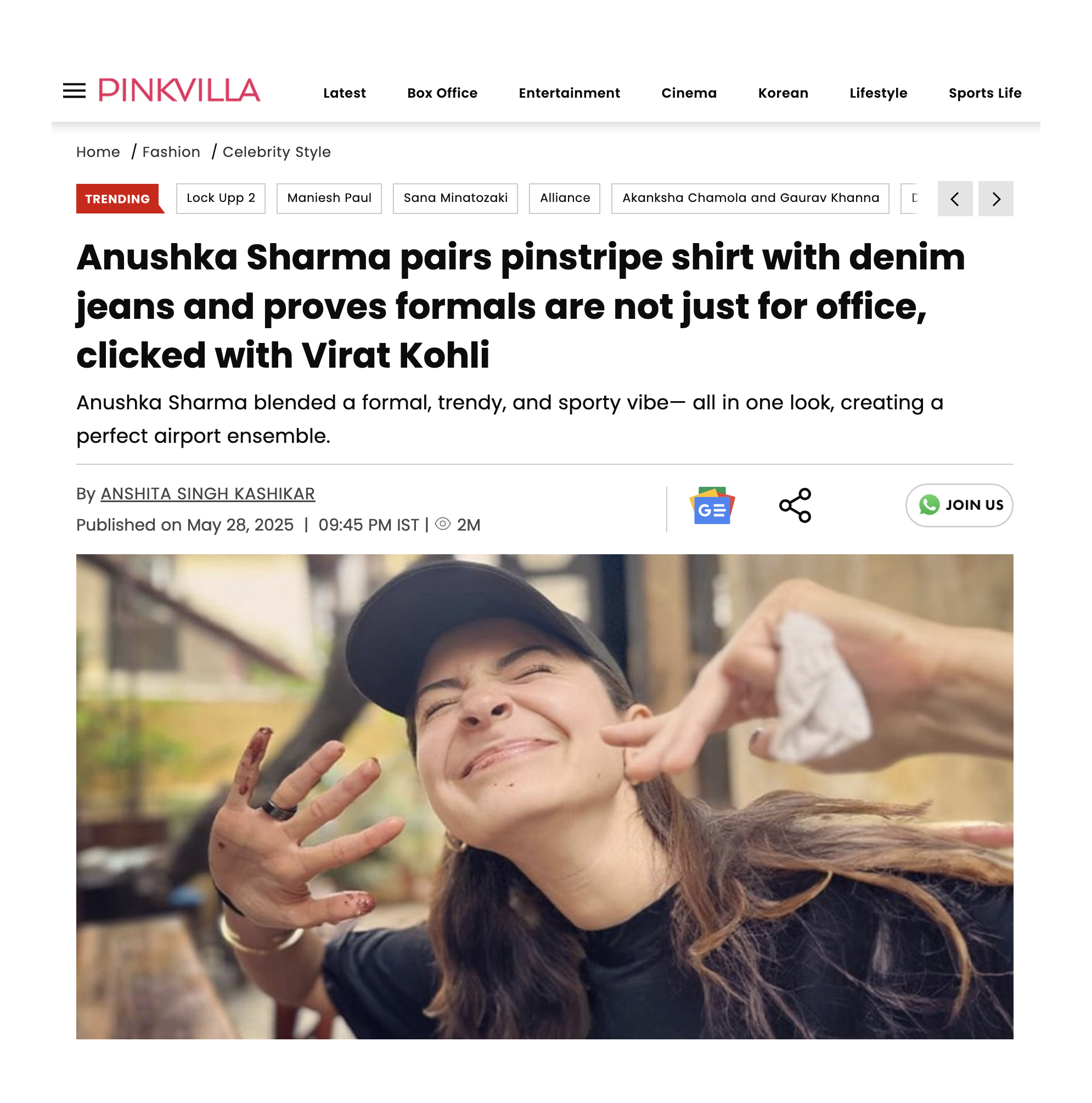 Pinkvilla — Anushka Sharma feature